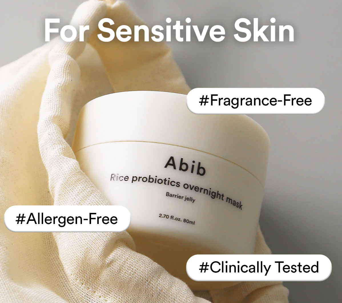 ABIB Rice Probiotics Overnight Mask Barrier Jelly