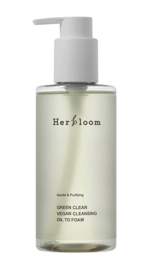 Herbloom Green Clear Vegan Cleansing Oil To Foam