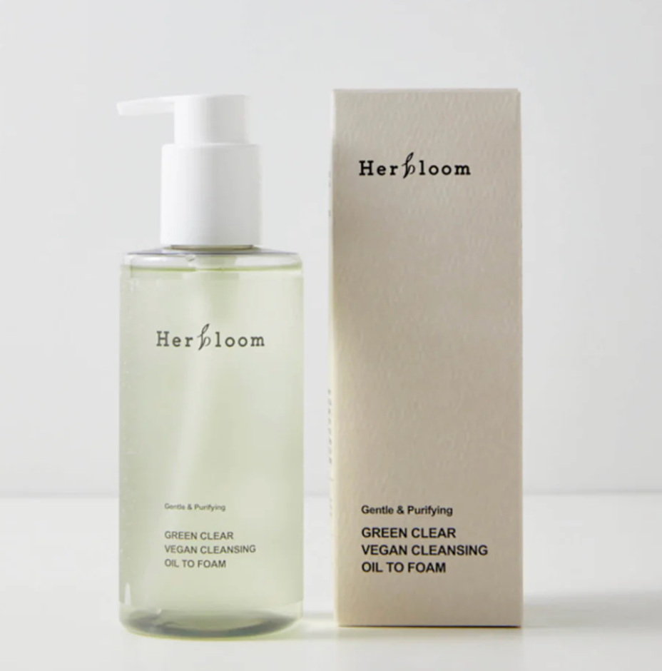 Herbloom Green Clear Vegan Cleansing Oil To Foam